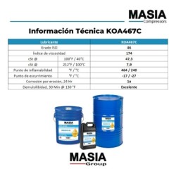 Aceite Para Compresores Keystone Ksl-720 8000horas