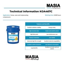 Aceite Kaeser S-460 1 galón base PAO de 8000 horas