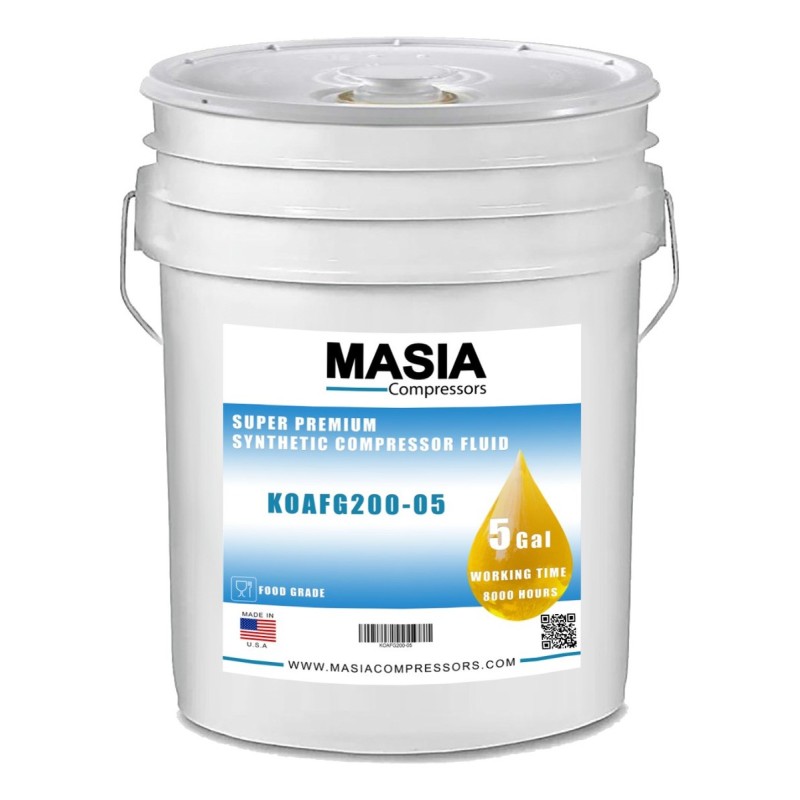 Lubricante de tipo alimenticio KOAFG200-05 Masia Compressors