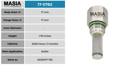 17-0782 Elemento Filtrante Masia Compressors