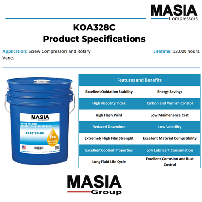 00051-005 Lubricante Compatible con Sullivan Palatek - 1 gal