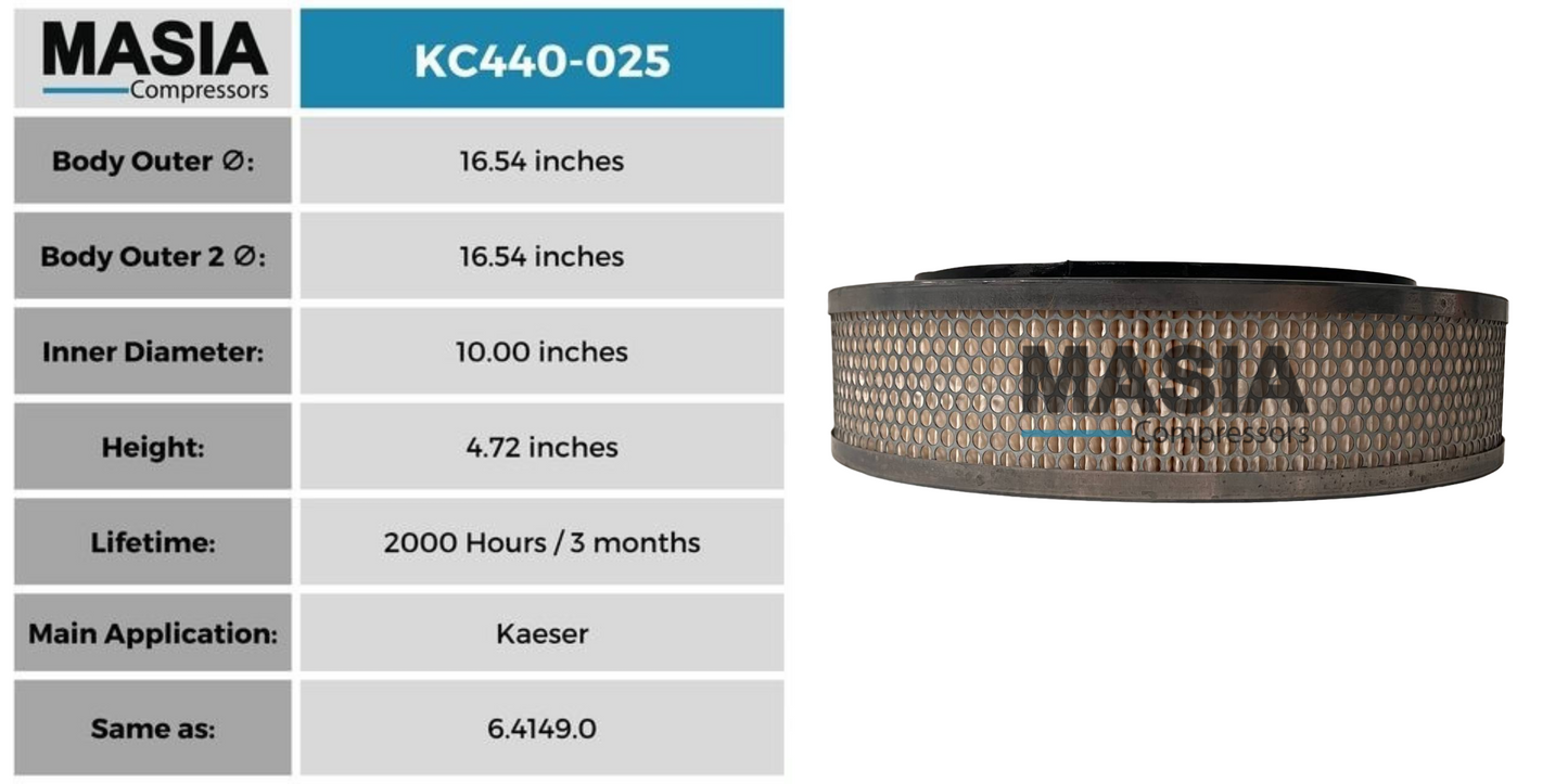 7014 Filtro de Aire Compatible con Performance Filtration