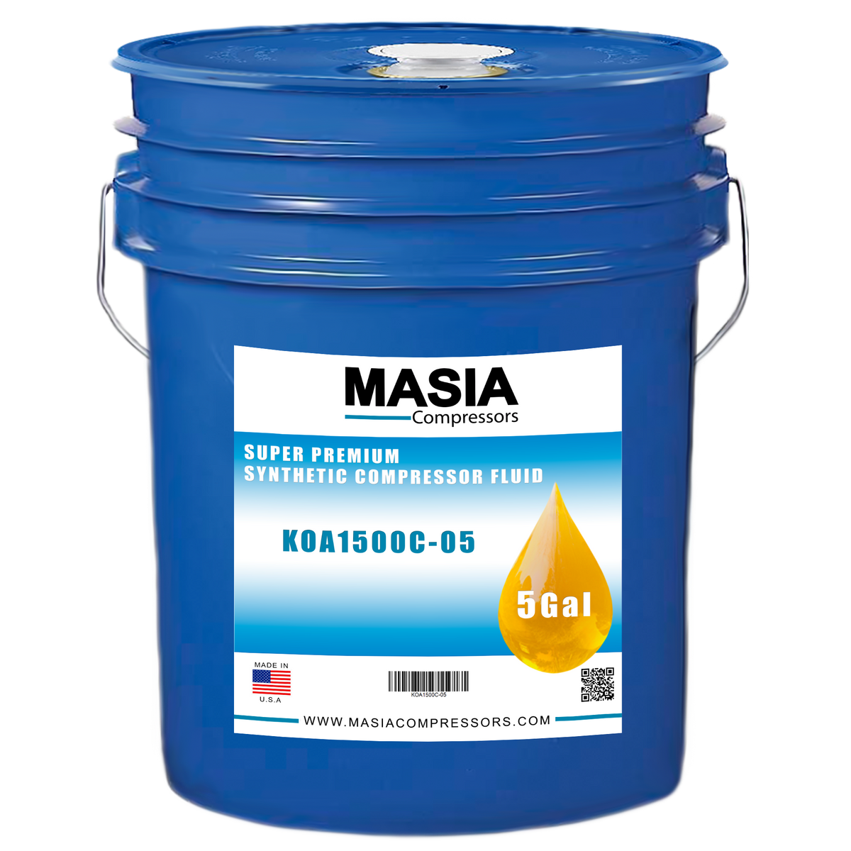 KOA1500C-05 Lubricante Masia Compressor - 5 gal