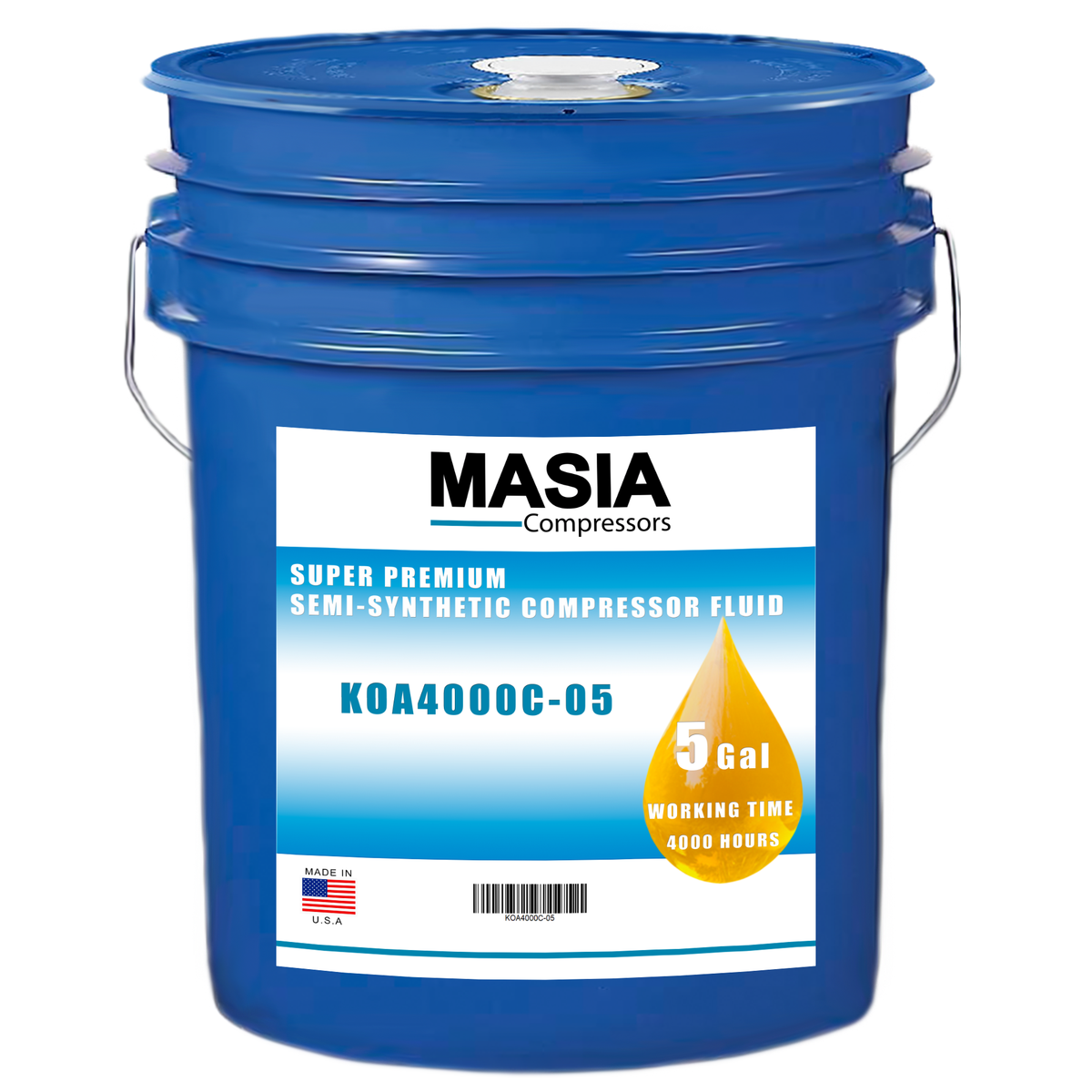 KOA4000C-05 Lubricante Masia Compressor - 5 gal