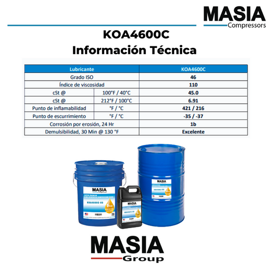 A92130020 Complube 4000 Lubricante Compatible con Compair - 4 gal