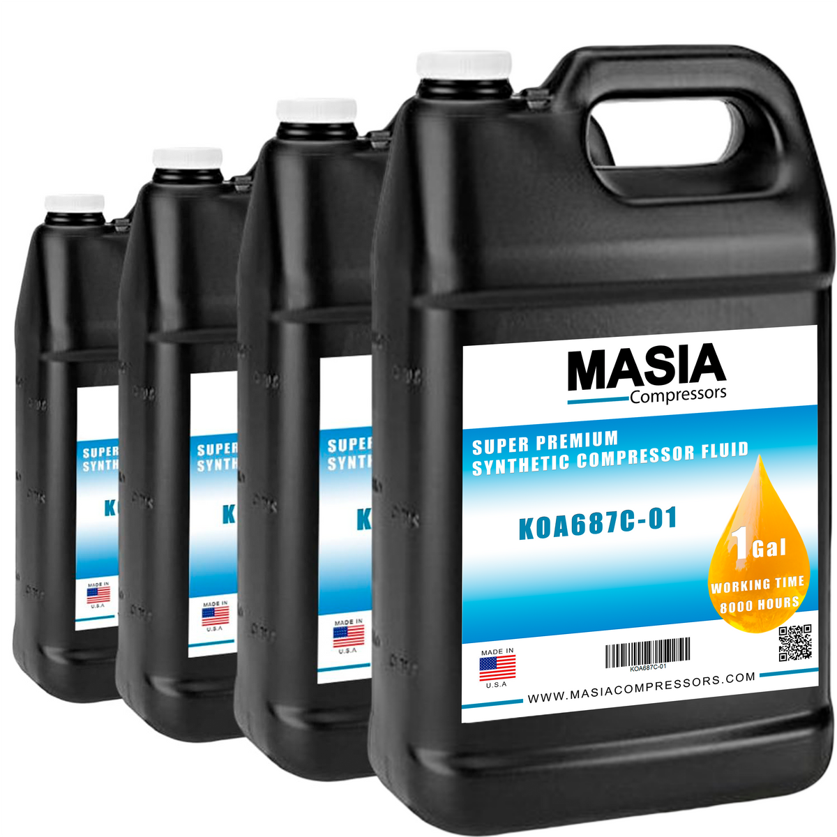 KOA687C-04 Lubricante Masia Compressor - 4 gal