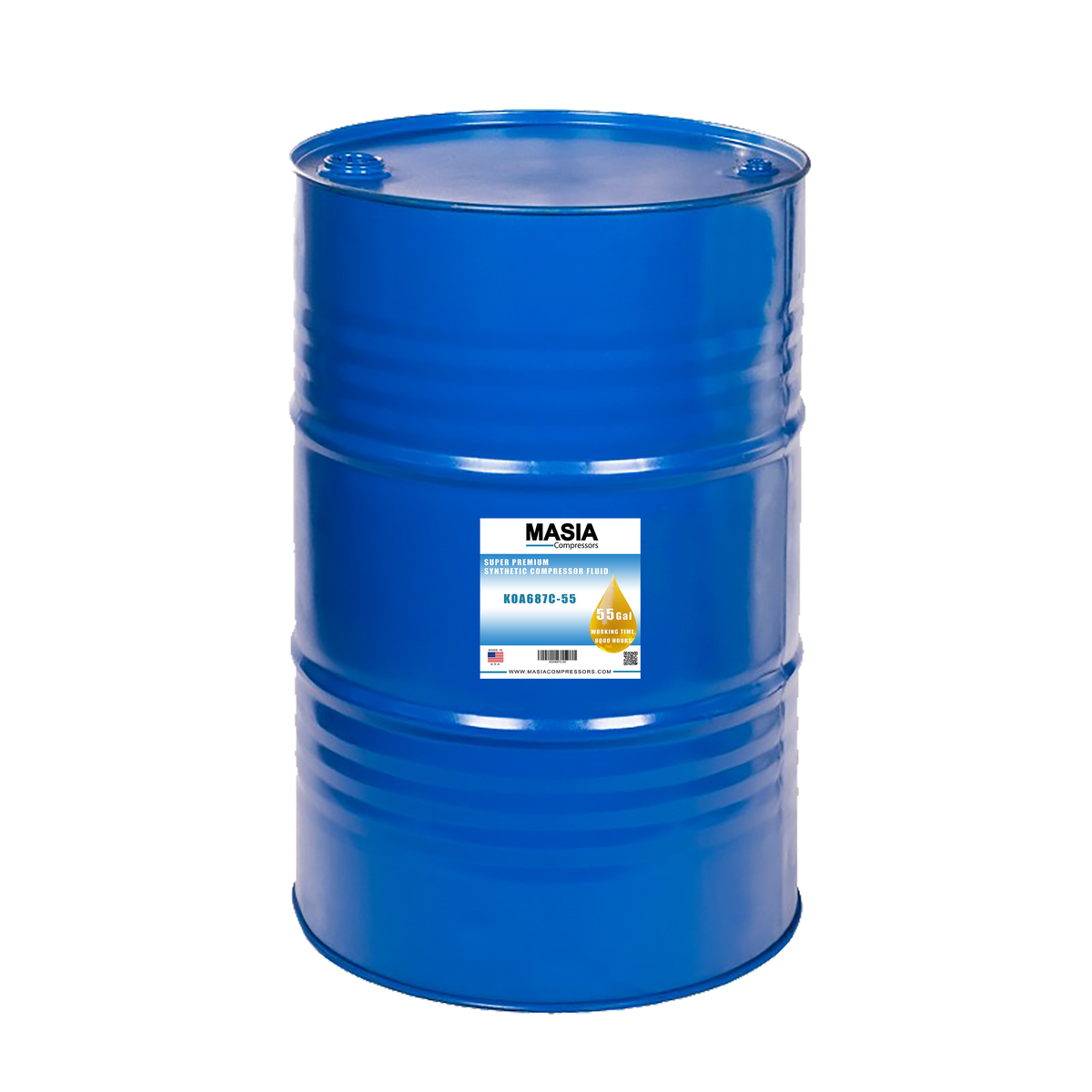 KOA687C-55 Lubricante Masia Compressor - 55 gal