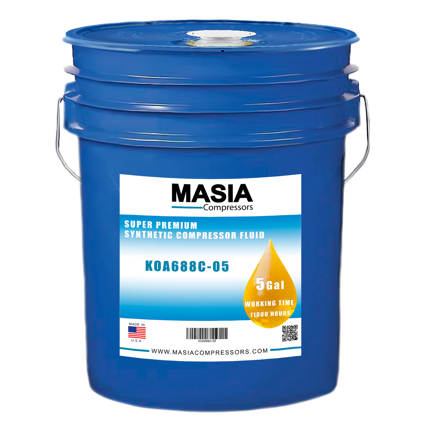 Compressr King PE 68 Lubricante Compatible con King Oil - 5 gal