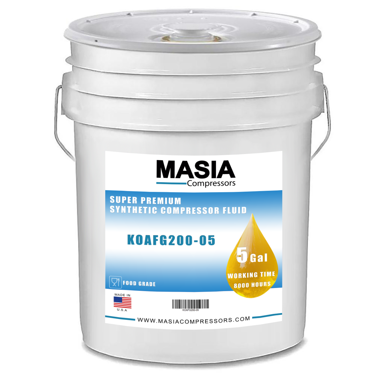 VSL 032 Lubricante compatible con Busch - 5 gal