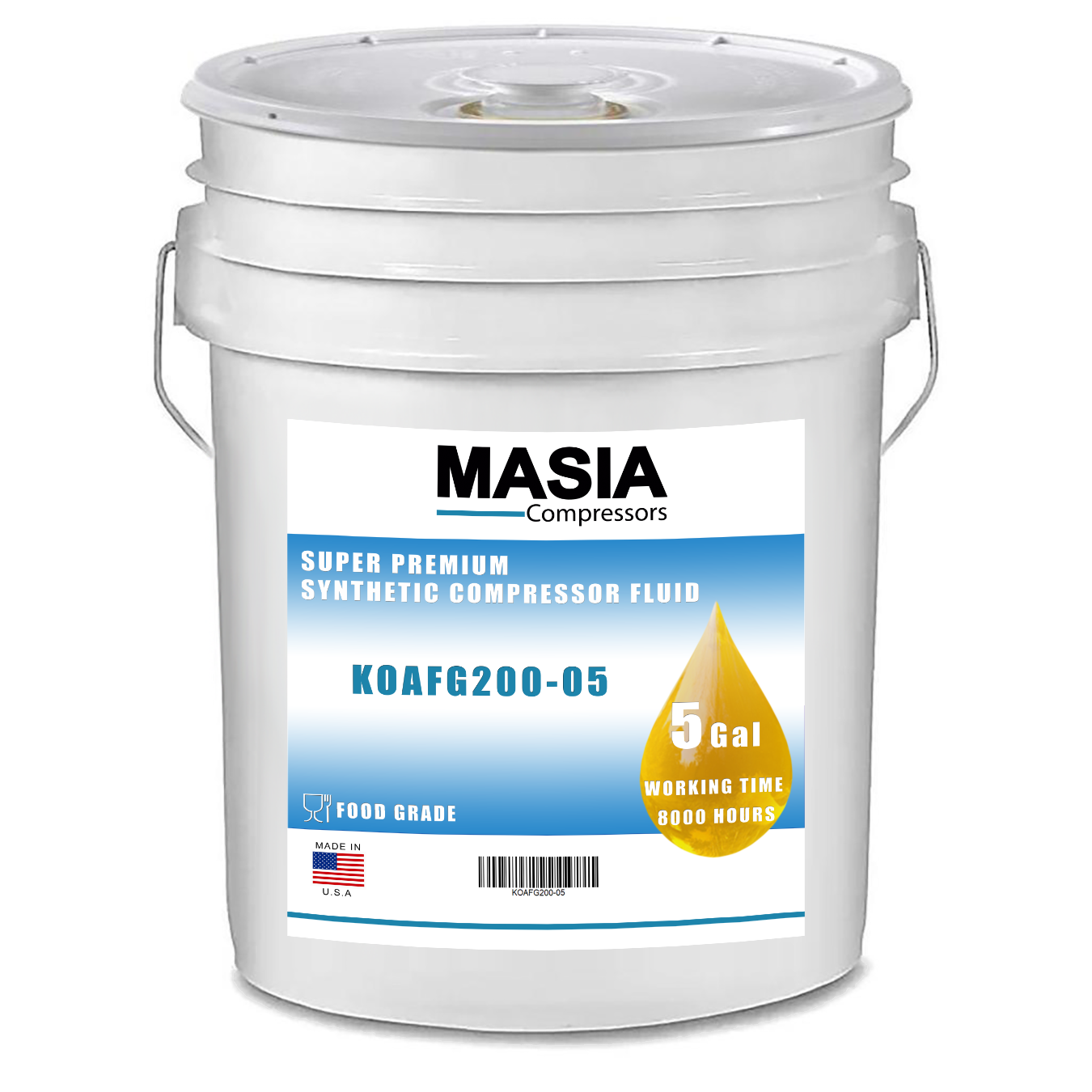 KOAFG200-05 Lubricante Masia Compressor - 5 gal