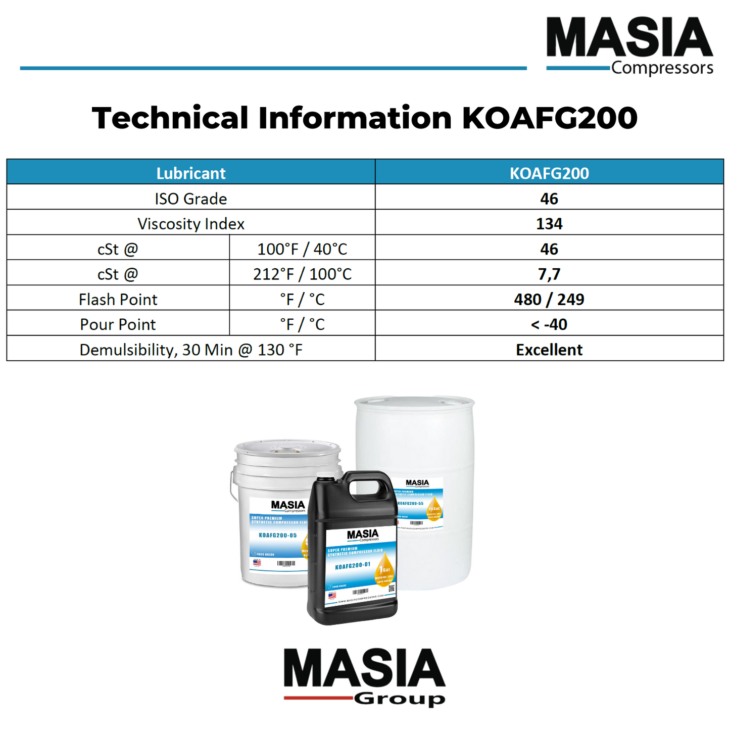 VSL 032 Lubricante compatible con Busch - 5 gal
