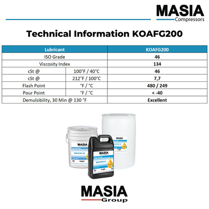 VSL 032 Lubricante compatible con Busch - 5 gal