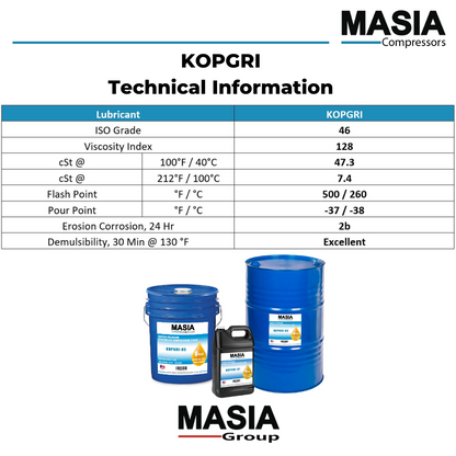 28H290 Lubricante compatible con Gardner Denver - 1 gal