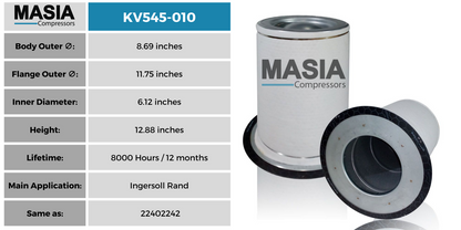 P53-8611 Filtro Separador Compatible con Donaldson