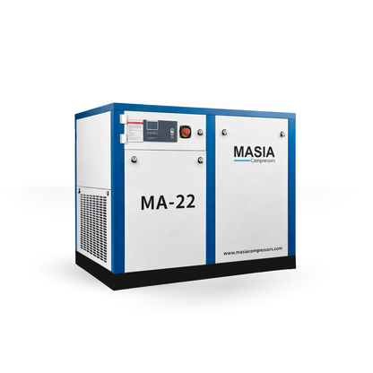 Compresor de Tornillo Masia 30 HP 128 CFM 145 PSI 440VAC 3PH