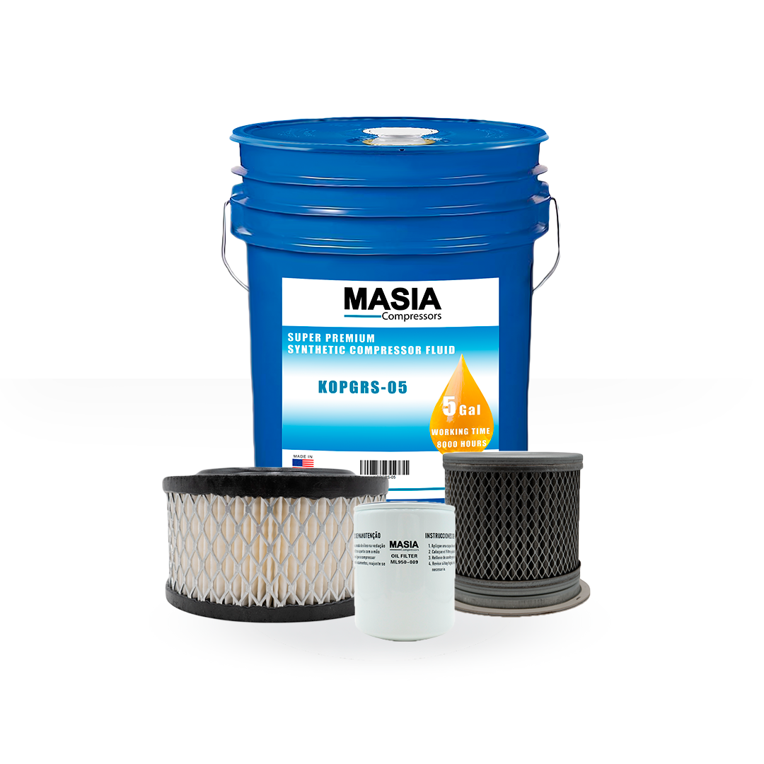 10B-40HP Kit de Servicio 8000 Horas (042445, 250025-525, 250034-111, Sullube-32)