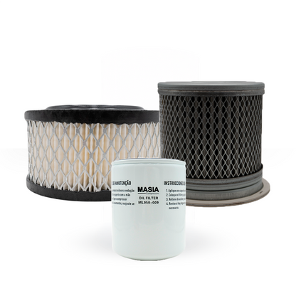 10B-35HP Kit de Filtros 8000 Horas (042445, 250025-525, 02250034-111)