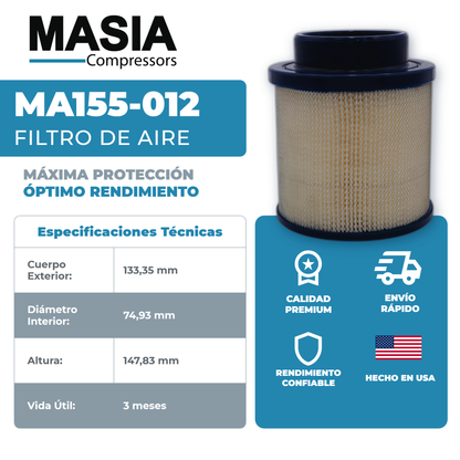 SSR-EP30SE Kit de Servicio 8000 Horas (39588470, 54672654, 39831888, 38459582)