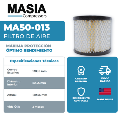 GA-22 Kit de Filtros 2000 Horas (1619-1269-00, 1613-6105-00)
