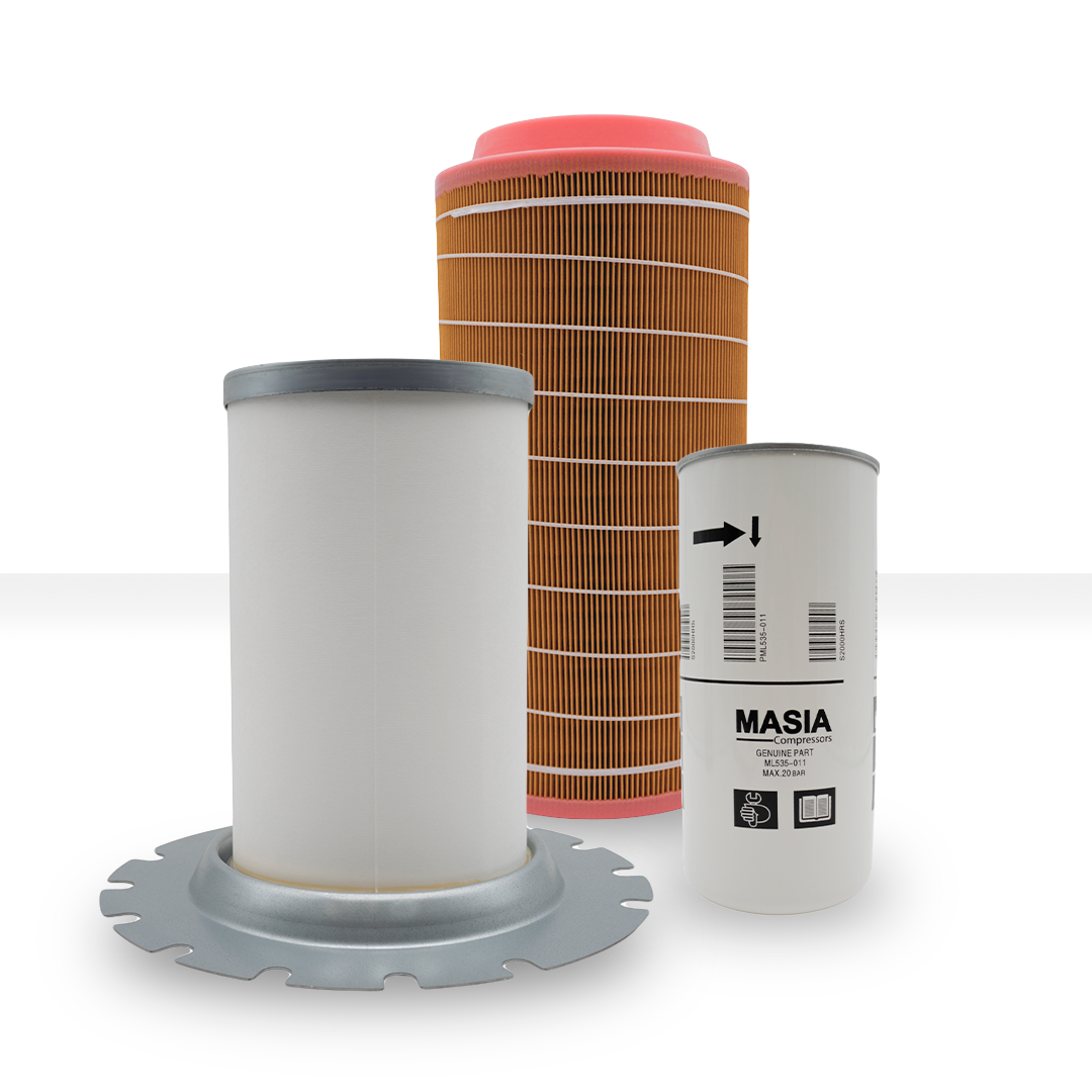 GA-30P FF Kit de Filtros 8000 Horas (1613-7408-00, 1625-4800-00, 1622-5696-00)
