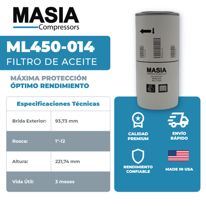 GA-22 Kit de Filtros 2000 Horas (1619-1269-00, 1613-6105-00)