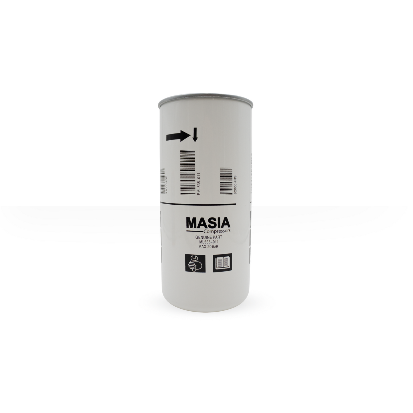 1631-0118-00 Filtro de Aceite Compatible con Atlas Copco