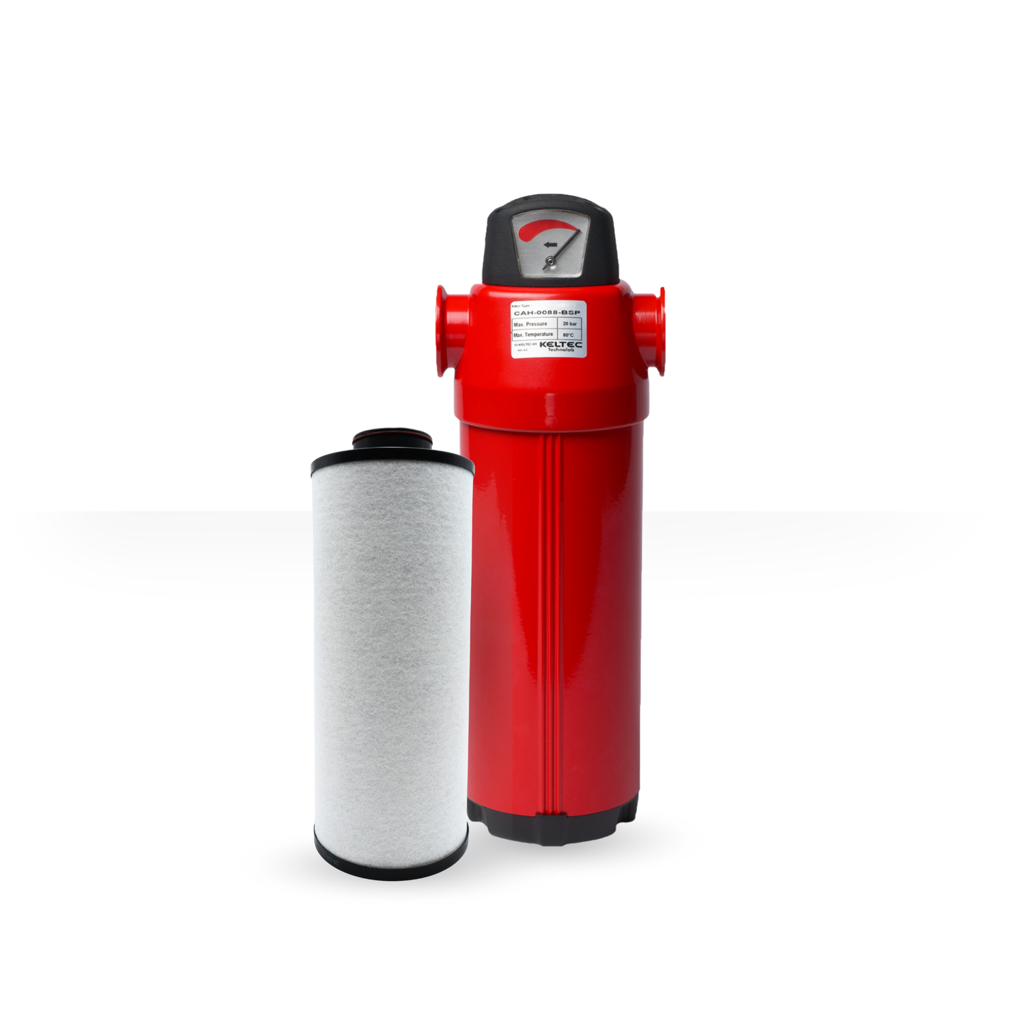 CAH-1380-BSP Filtro de Linea Keltec Technolab Incluye elemento 0.50 ppm